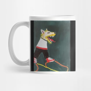 dog in abstract style Mug